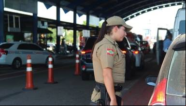 Polícia Militar a a atuar no Aeroporto de Florianópolis