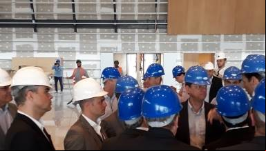 Ministro da Infraestrutura, Tarcísio Gomes de Freitas, visita obras do novo terminal