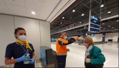 Aeroporto de Florianópolis implementa novas medidas de controle do coronavírus
